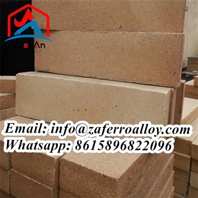 อิฐทนไฟเตาเผาแบบอัดแห้งรูปฉนวนบล็อก Fireclay